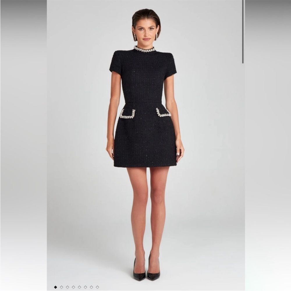 Nadine Merabi Simone Black Dress